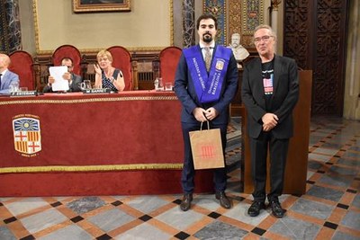 Iván Sánchez Campillo, estudiant del BBT, rep el Tercer Premi al millor TFG en Química per la Societat Catalana de Química