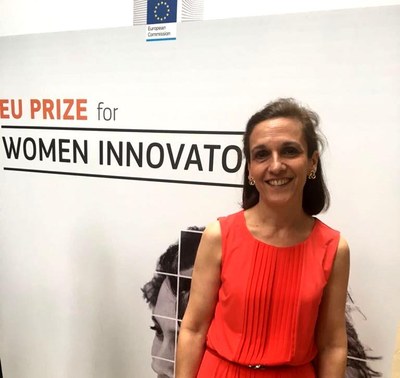 Maria Pau Ginebra, Directora del BBT, assisteix a l'entrega del Prize for Women Innovators de la UE