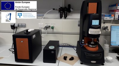 Acquisition of a rheometer, part of the new "System for characterization of the mechanical response of advanced materials at different dimensional scales"
