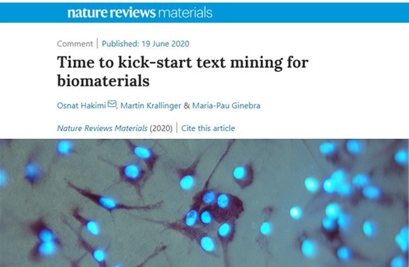 Artificial Intelligence tools to advance in the research and development of biomaterials