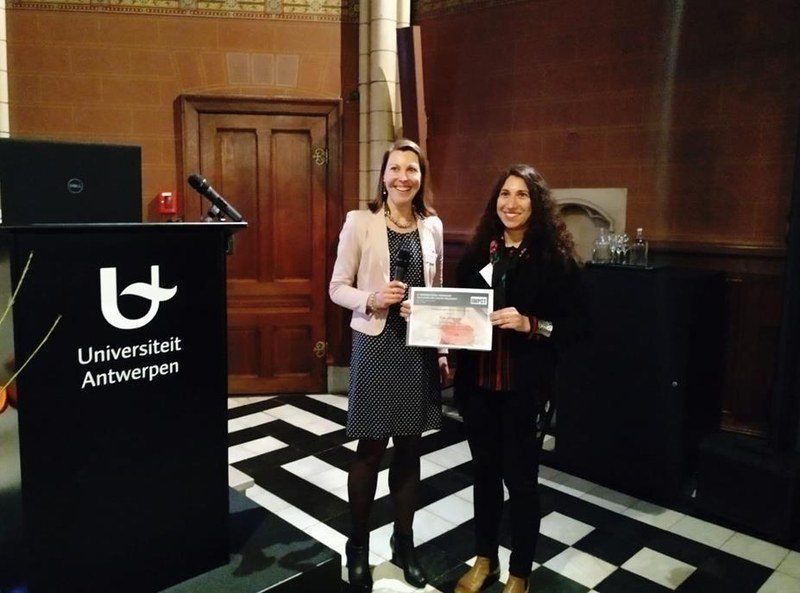 Ines Hamouda wins an Award for Best Post Presentation at IWPCT 2019