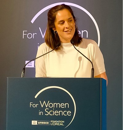 María Godoy, recipient of the María Godoy, recipient of the L'Oréal-UNESCO 'For women in science' 2024 prizeL'Oréal-UNESCO 'For women in science' 2024