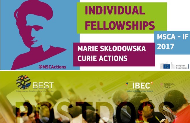 MSCA and BEST COFUND IBEC postdoc programme Postdoctoral Fellows join the BBT
