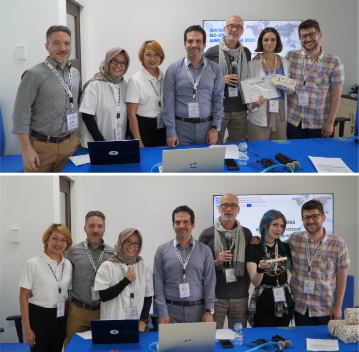 Nerea García d'Albéniz and Patricia López, awarded at the Summer School of the BioTUNE project for their "Amazing Flash Presentations"