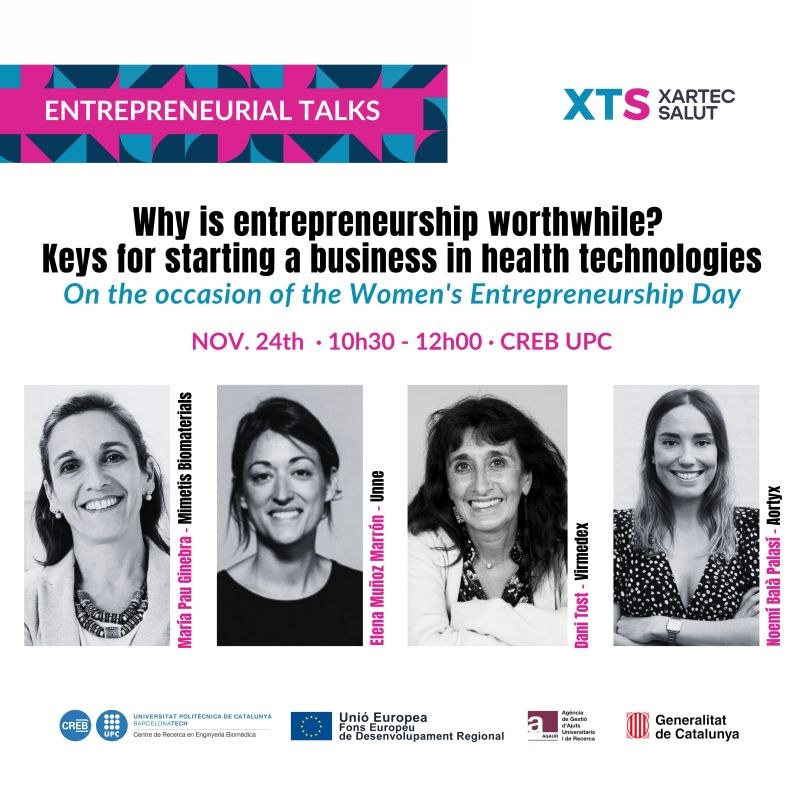 Why is entrepreneurship worthwhile? Round table with Maria-Pau Ginebra as speaker