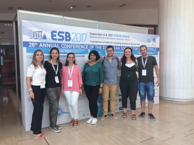 Integrantes del grupo BBT presentan su investigación en la 28th Annual Conference of the European Society for Biomaterials (ESB)