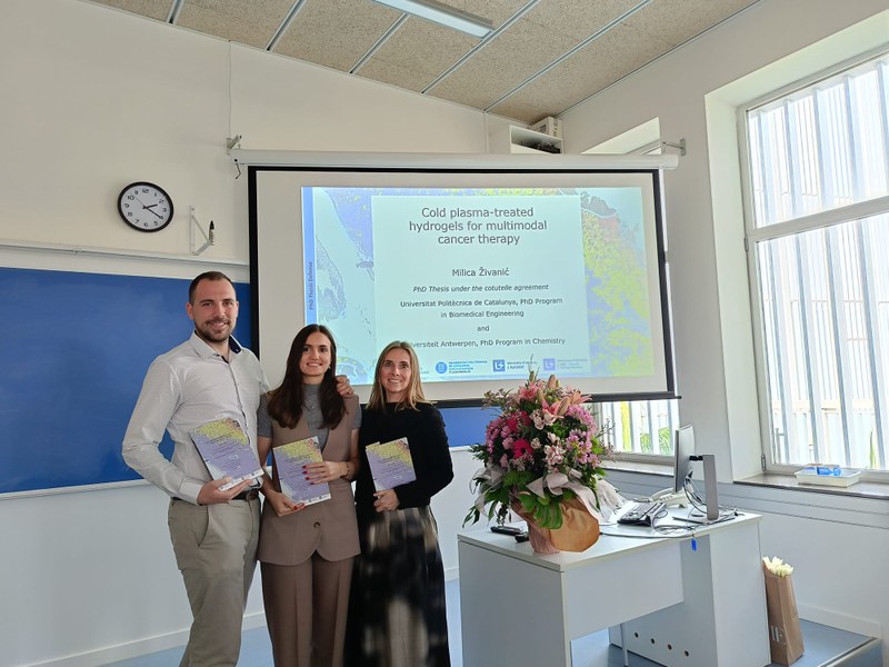 Milica Živanić, nueva Doctora en Ingeniería Biomédica